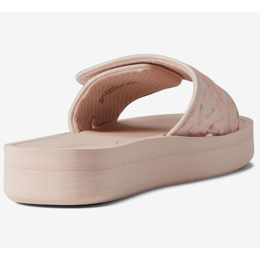 Michael Kors Signature Slides Flat Wedges Sandals Dusty Rose Soft Pink Size 9 - Picture 3 of 6